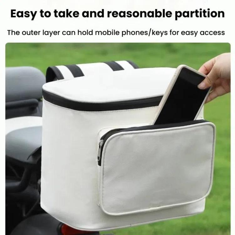 Electrical Motorcycle Waterproof Rear Backrest Hanging Bag Large Capacity Helmet Storage Bag(Black) - Bags & Luggages by PMc TechLife | Online Shopping South Africa | PMc TechLife | Buy Now Pay Later Mobicred