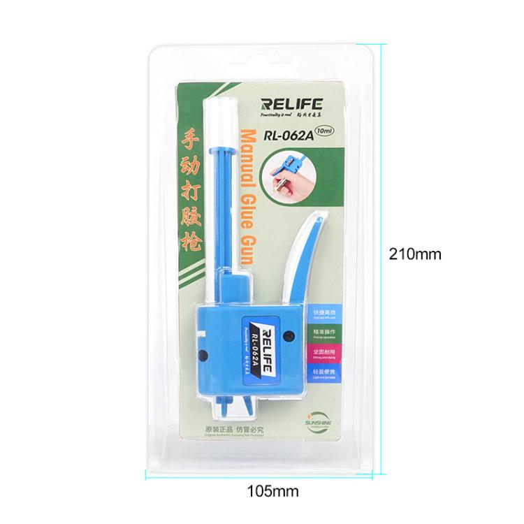 RELIFE RL-062A 10CC Manual Glue Tapper Cell Phone Repair Motherboard Soldering Oil Syringe Booster Tin Paste Syringe Pusher - free shipping - PMc TechLife - Order now!