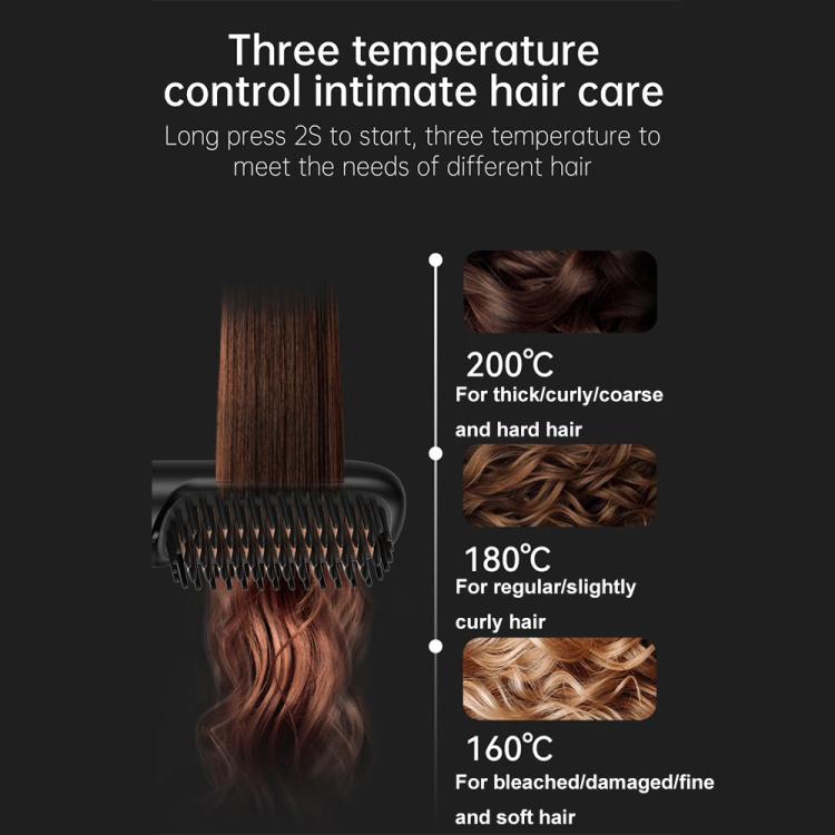 Negative Ion Hair Care Wireless Hair Straightener Portable Straight and Curly Hair Straightener(Ivory White) - free shipping - PMC TechLife - Order now!