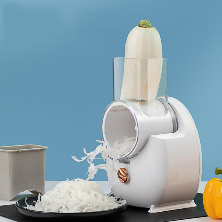 CY-661 3-in-1 Kitchen Multifunctional Roller Electric Vegetable Cutter, Spec: White EU Plug - Cutter & Peeler by PMc TechLife | Online Shopping South Africa | PMc TechLife | Buy Now Pay Later Mobicred