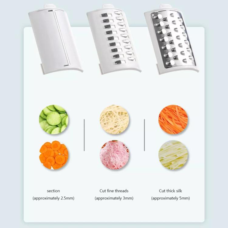 CY-661 3-in-1 Kitchen Multifunctional Roller Electric Vegetable Cutter, Spec: Green Wireless Model - Cutter & Peeler by PMc TechLife | Online Shopping South Africa | PMc TechLife | Buy Now Pay Later Mobicred