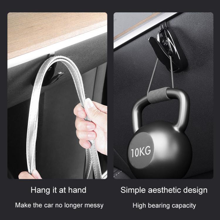 For Tesla Model 3 / Y 2022-2024 Passenger Concealed Glove Box Hook(Black) - Auto Fastener & Clips by PMc TechLife | Online Shopping South Africa | PMc TechLife | Buy Now Pay Later Mobicred