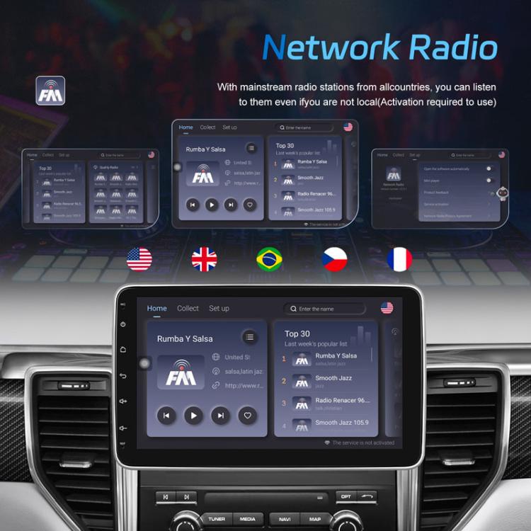 4+64G 10 Inch Android 13.0 Universal Player Car Reversing Center Control Integrated Machine(Standard) - Car MP3 & MP4 & MP5 by PMc TechLife | Online Shopping South Africa | PMc TechLife | Buy Now Pay Later Mobicred