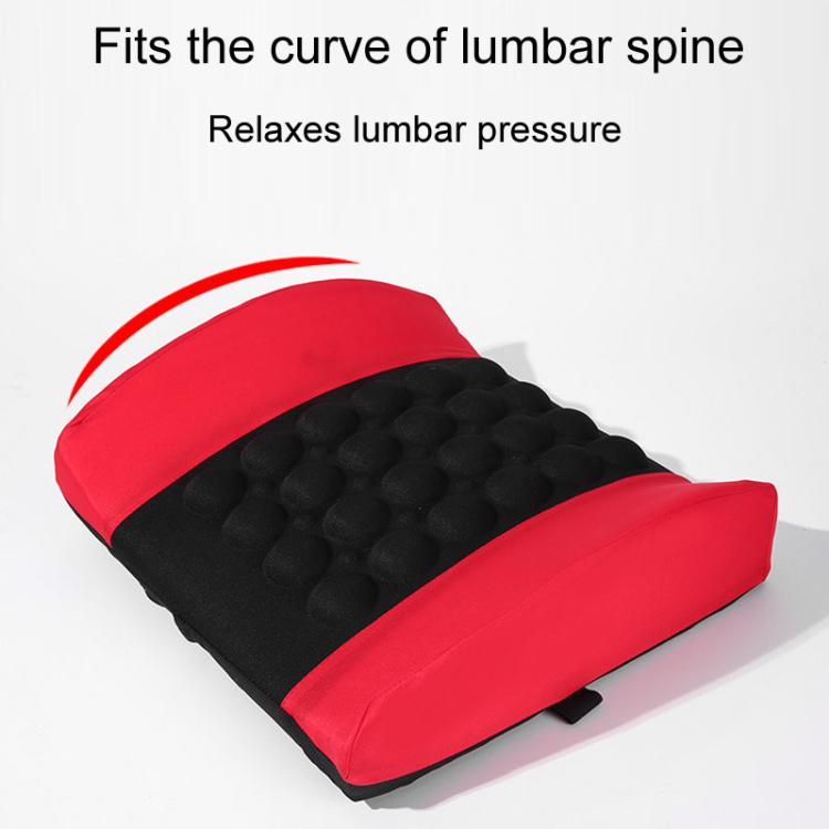 Automotive Universal Electrical Massage Lumbar Cushion Car Lumbar Support Pad(Black) - Seat Accessories by PMc TechLife | Online Shopping South Africa | PMc TechLife | Buy Now Pay Later Mobicred