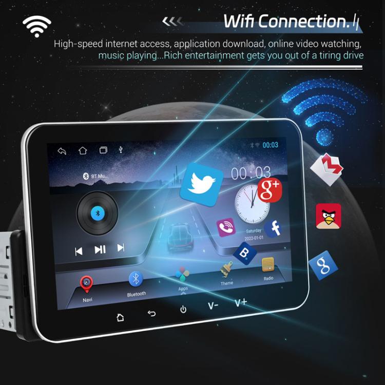 7 inch Horizontal Screen Android 13.0 Single Spindle Universal Car Multimedia Player, Style: Standard - Car MP3 & MP4 & MP5 by PMc TechLife | Online Shopping South Africa | PMc TechLife | Buy Now Pay Later Mobicred