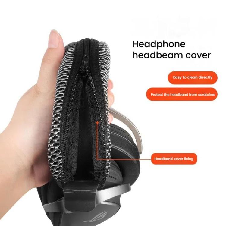 For ASUS ROG Delta S Headphone Head Beam Cover Headband Cushion(Black Grid) - free shipping - PMc TechLife - Order now!
