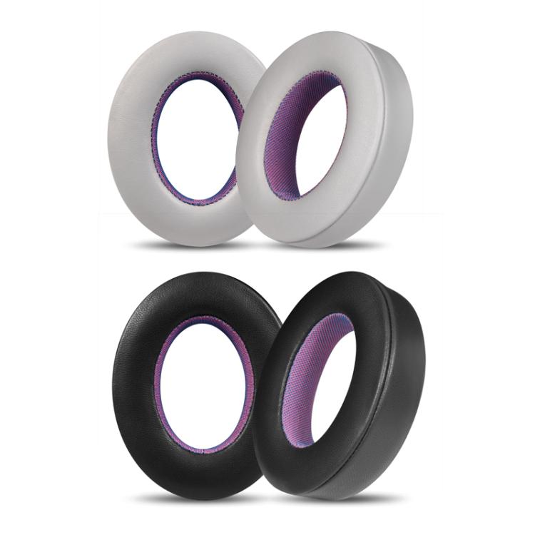 For Bose NC700 Headphone 1pair Lambskin Earpads Contrast Color Earmuffs Sponge Cover(Black Purple) - Earmuff & Pad by PMc TechLife | Online Shopping South Africa | PMc TechLife | Buy Now Pay Later Mobicred