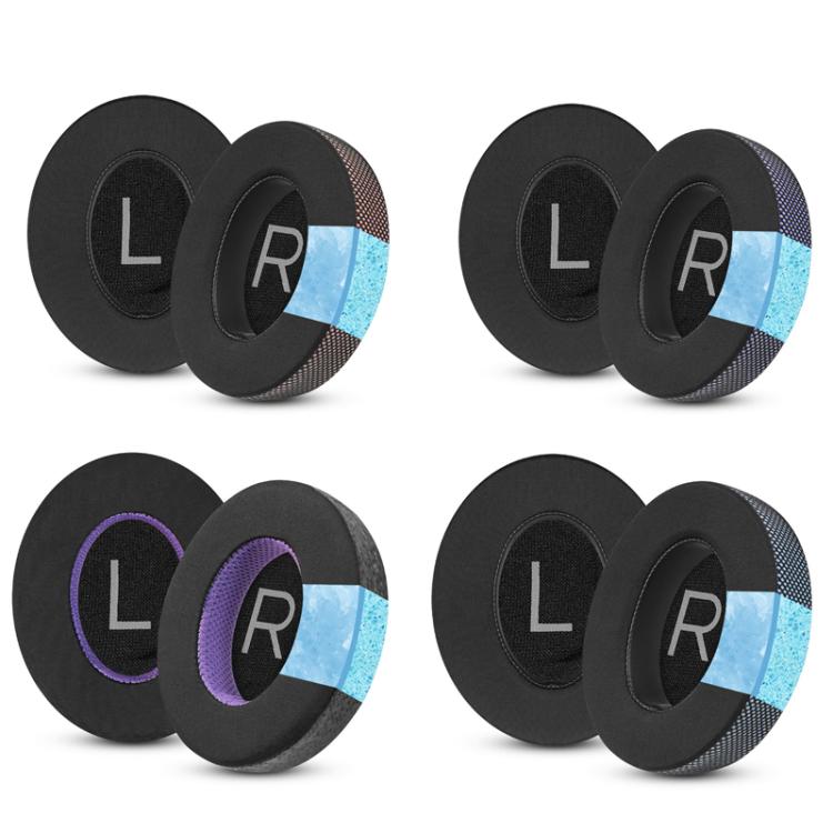 For Bose NC700 Headphone 1pair Ice Gel Ear Pads Earmuffs Protective Cover(Honeycomb Ice Black Purple) - free shipping - PMc TechLife - Order now!