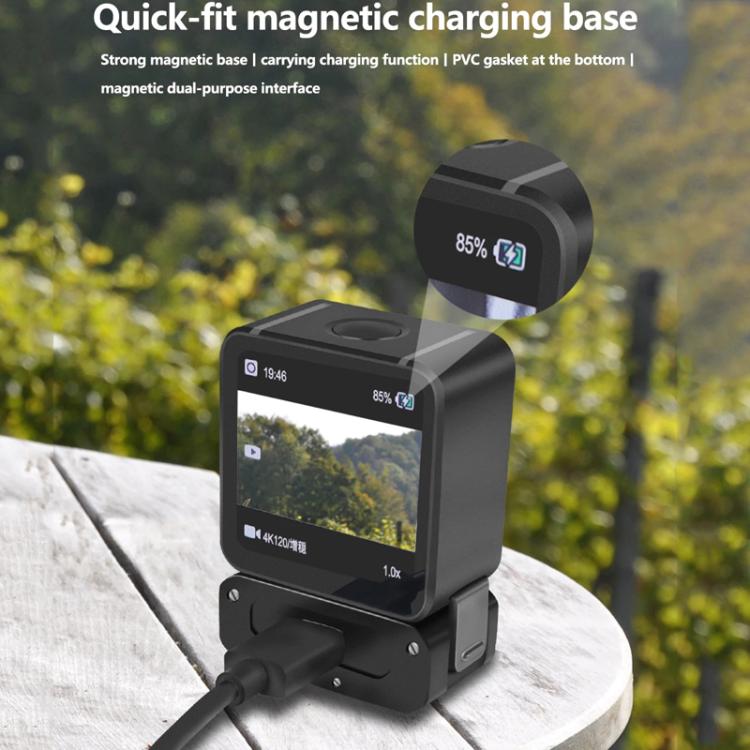 For DJI Osmo Action 2 Camera Magnetic Charging Base with 1/4 Inch & Arri Hole, Spec: Set A - free shipping - PMC TechLife - Order now!