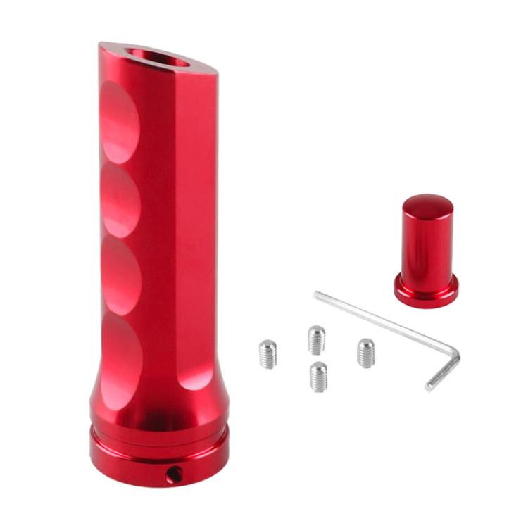 Car Modified Sluminum Slloy Handbrake Cover Universal Handbrake Handle Protector(Red) - Shift Knob by PMc TechLife | Online Shopping South Africa | PMc TechLife | Buy Now Pay Later Mobicred