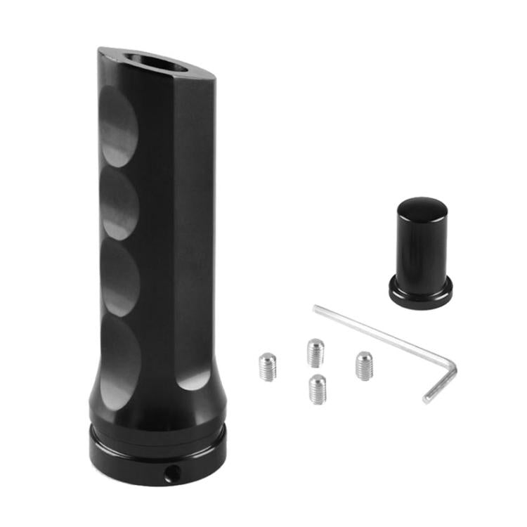 Car Modified Sluminum Slloy Handbrake Cover Universal Handbrake Handle Protector(Black) - Shift Knob by PMc TechLife | Online Shopping South Africa | PMc TechLife | Buy Now Pay Later Mobicred