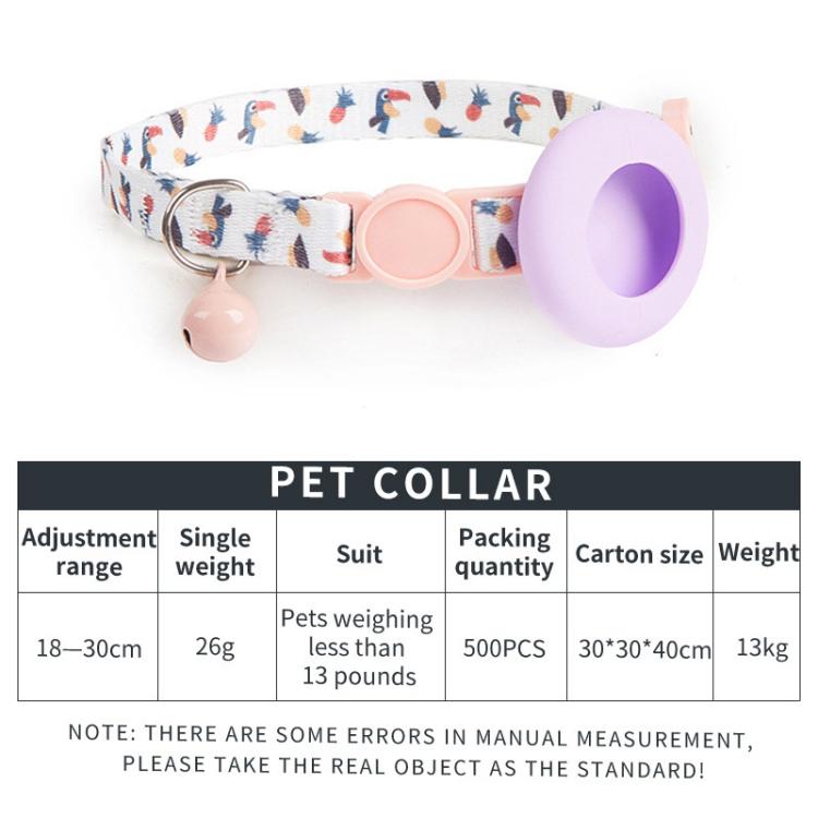 For Airtag Tracker Protective Case Cat Collar GPS Locator Protective Case With Bell(Blue Gradient) - Pet Series by PMC TechLife | Online Shopping South Africa | PMC TechLife | Buy Now Pay Later Mobicred