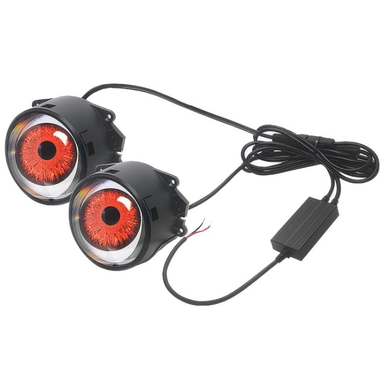 3-Inch Car Motorcycle LED Demon Eye Light Modification(23 Mode With Lens For Two) - Decorative Lights by PMc TechLife | Online Shopping South Africa | PMc TechLife | Buy Now Pay Later Mobicred