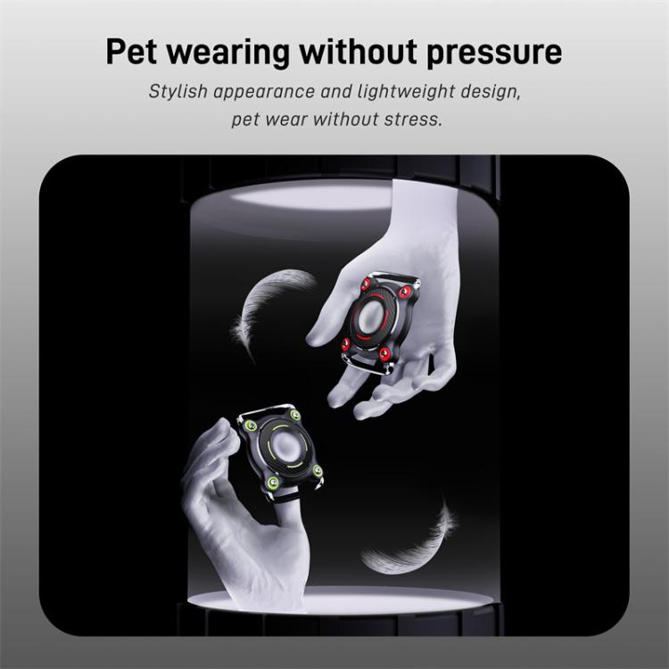 For AirTag Tracker Waterproof Protective Case Puppy Kitten Collar Metal Buckle Model Protective Cover(Blue+White PC) - Other by PMC TechLife | Online Shopping South Africa | PMC TechLife | Buy Now Pay Later Mobicred