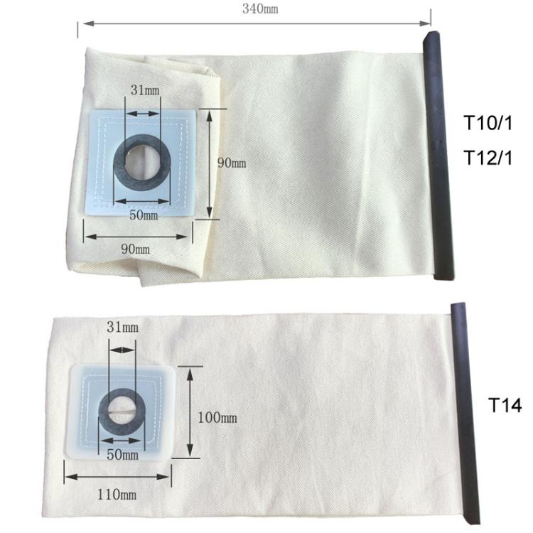 For Karcher T14 Vacuum Cleaner Filter Bags Reusable Canvas Pocket Bags - free shipping - PMc TechLife - Order now!