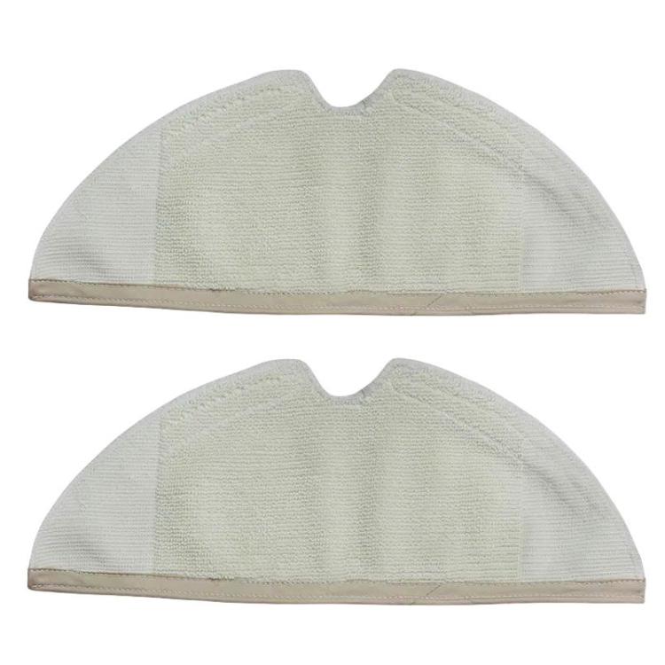 2pcs /pack Rag Mop Pad For Xiaomi Mi Smart Robot 2nd Generation S50 S51 Vacuum Cleaner 30x11cm(Beige) - For Xiaomi Accessories by PMc TechLife | Online Shopping South Africa | PMc TechLife | Buy Now Pay Later Mobicred