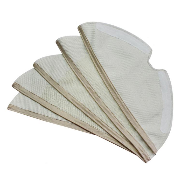 2pcs /pack Rag Mop Pad For Xiaomi Mi Smart Robot 2nd Generation S50 S51 Vacuum Cleaner 30x11cm(Beige) - For Xiaomi Accessories by PMc TechLife | Online Shopping South Africa | PMc TechLife | Buy Now Pay Later Mobicred