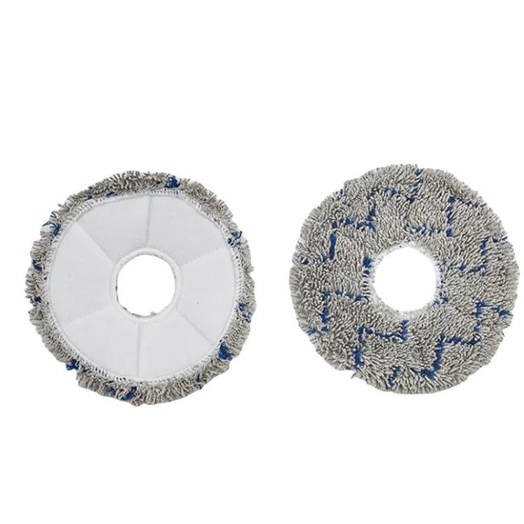 2pcs /Pack Mop Pads Rag For Ecovacs DEEBOT X1 TURBO / X1 PLUS/ X1 OMNI / T10 TURBO(Blue Gray) - free shipping - PMc TechLife - Order now!