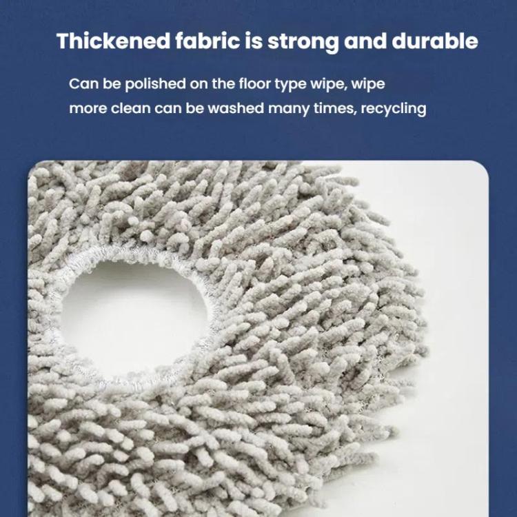 2pcs /Pack Mop Pads Rag For Ecovacs DEEBOT X1 TURBO / X1 PLUS/ X1 OMNI / T10 TURBO(Blue Gray) - free shipping - PMc TechLife - Order now!