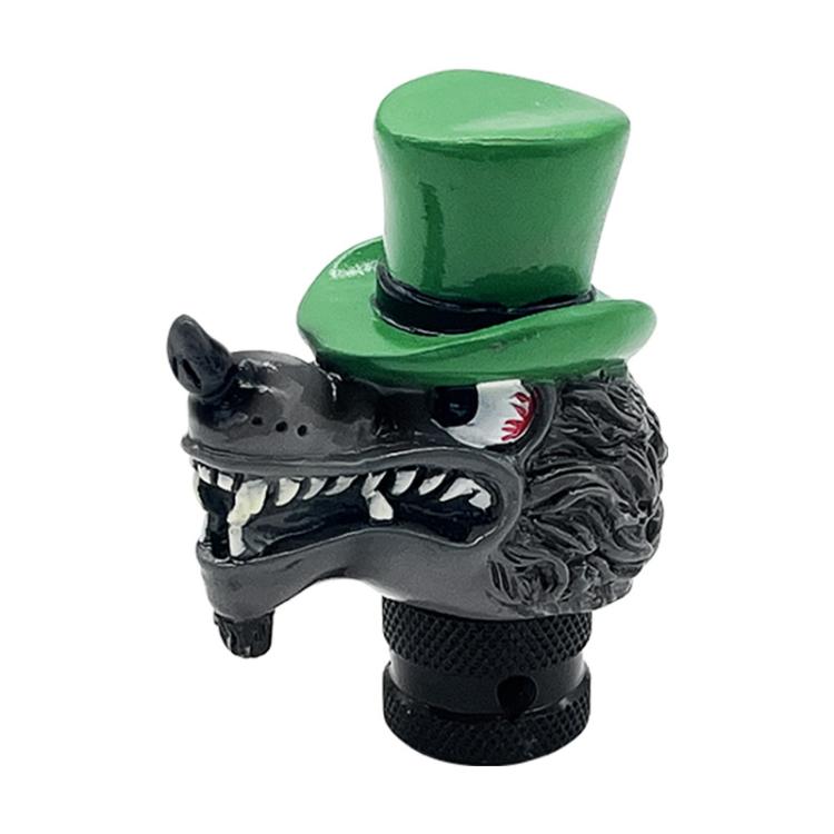 Wolf Head Detachable Car Manual Gear Lever Modification(Green) - free shipping - PMC TechLife - Order now!