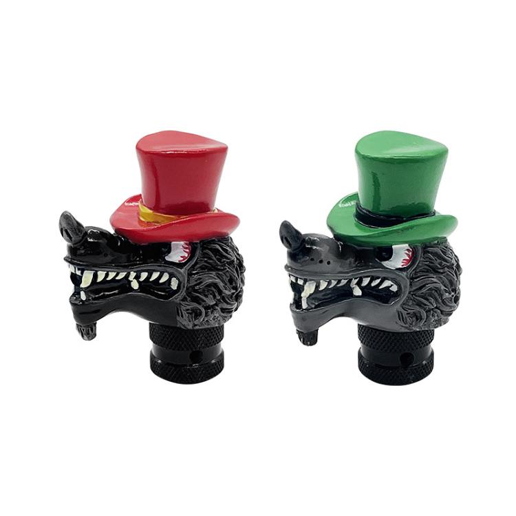 Wolf Head Detachable Car Manual Gear Lever Modification(Red) - free shipping - PMC TechLife - Order now!