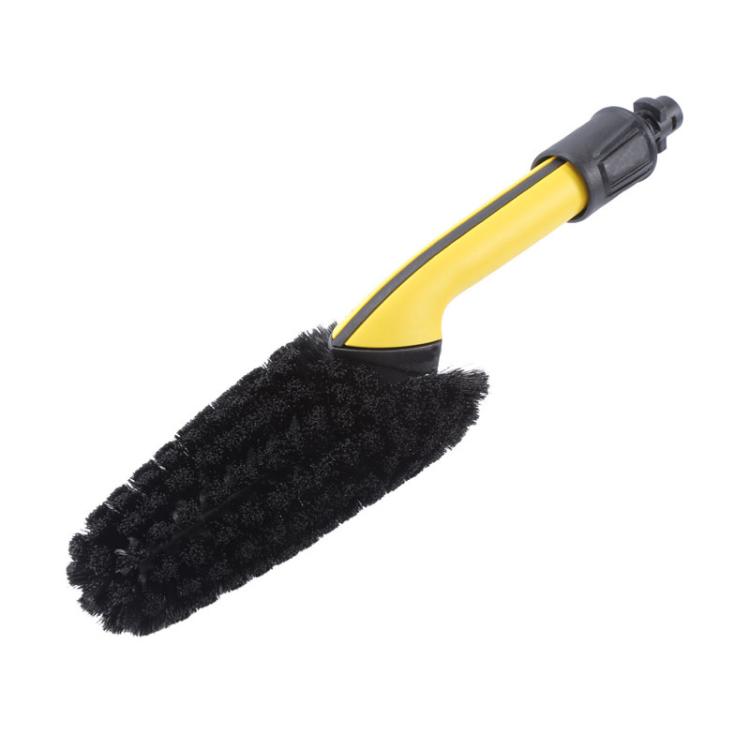 For Karcher K2 / K3 / K4 / K5 / K6 / K7 High Pressure Car Washer Wheel Rim Washing Brush(Yellow) - Car Washer & Accessories by PMC TechLife | Online Shopping South Africa | PMC TechLife | Buy Now Pay Later Mobicred