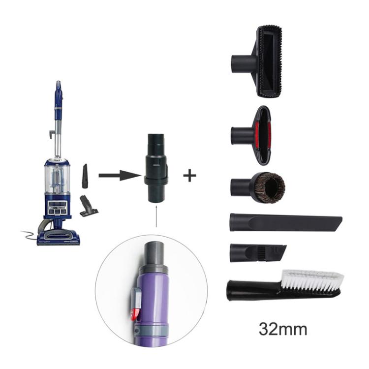 For Shark NV350 / NV360 / UV440 Series Vacuum Cleaner 32mm Adaptor(Black) - For Shark Accessories by PMc TechLife | Online Shopping South Africa | PMc TechLife | Buy Now Pay Later Mobicred