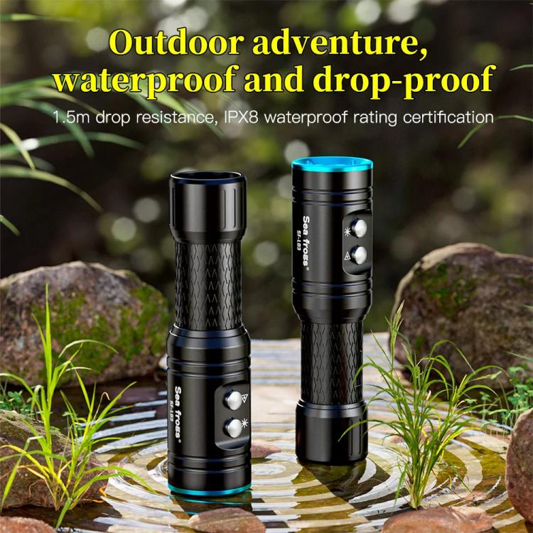 Sea Frogs  SF-L03 100m/325FT IPX8 Underwater Video Light 1000 lm Diving Flashlight(Blue) - free shipping - PMc TechLife - Order now!