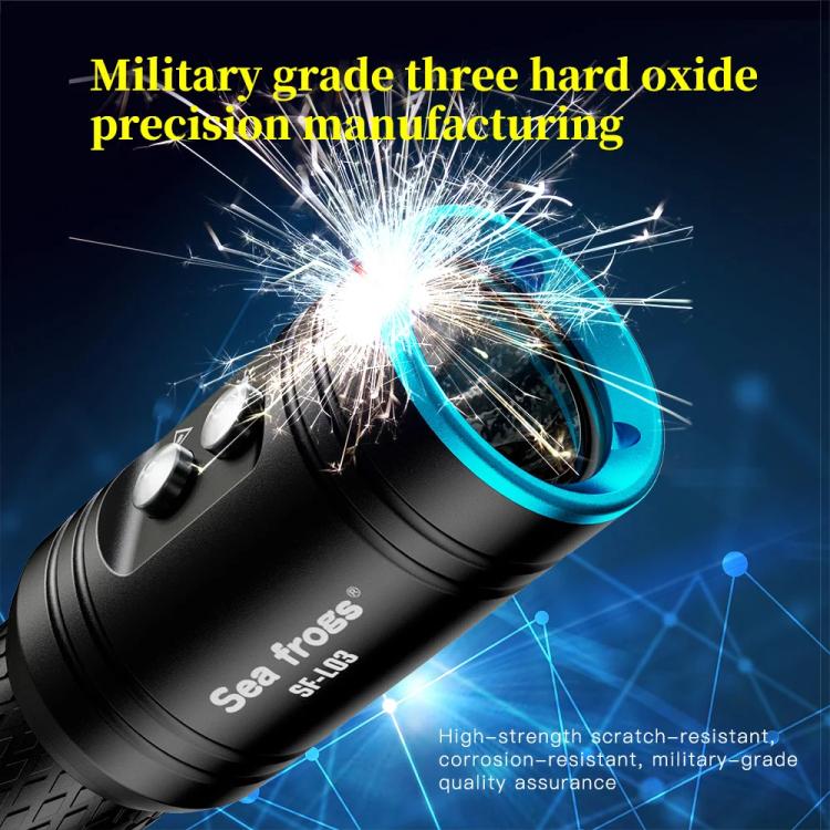 Sea Frogs  SF-L03 100m/325FT IPX8 Underwater Video Light 1000 lm Diving Flashlight(Blue) - free shipping - PMc TechLife - Order now!