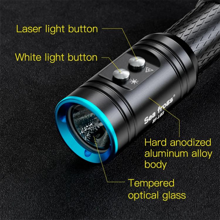Sea Frogs  SF-L03 100m/325FT IPX8 Underwater Video Light 1000 lm Diving Flashlight(Blue) - free shipping - PMc TechLife - Order now!