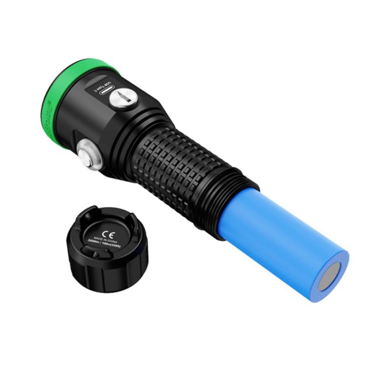 Sea Frogs  SF-30 100m/325FT Underwater Video Light 3000 lm Diving Flashlight(Green) - free shipping - PMc TechLife - Order now!