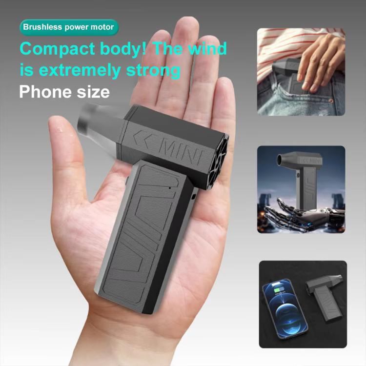 90000RPM 41m/s Mini Brushless Motor Turbo Jet Fan With Magnetic Suction Nozzle(Black) - Car washing supplies by PMc TechLife | Online Shopping South Africa | PMc TechLife | Buy Now Pay Later Mobicred