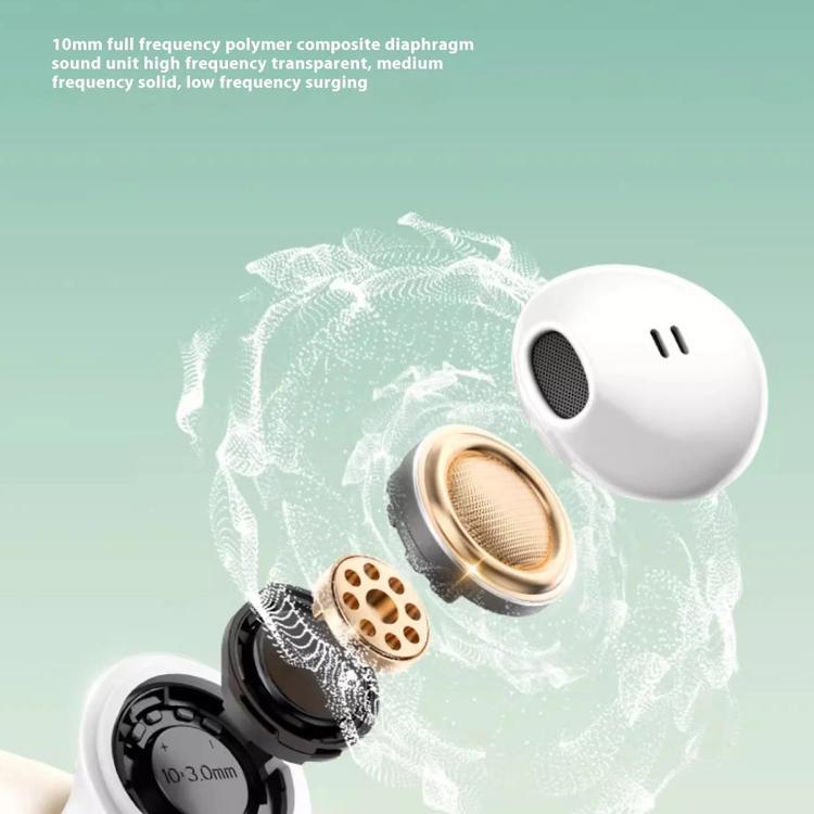 Havit E9 Semi-In-Ear ENC Noise Reduction Wireless Bluetooth Earphones, Color: Pink-Standard Edition - Bluetooth Earphone by Havit | Online Shopping South Africa | PMC TechLife | Buy Now Pay Later Mobicred