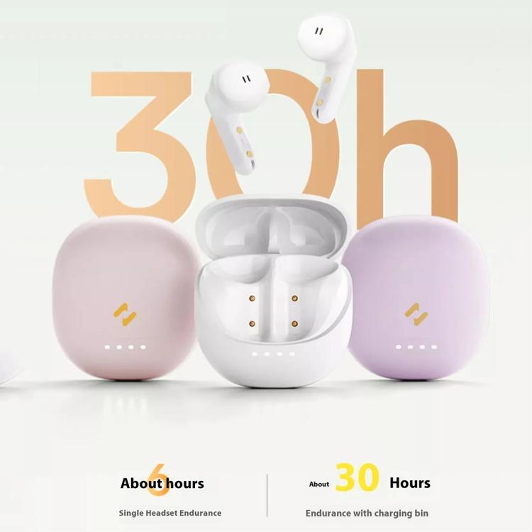 Havit E9 Semi-In-Ear ENC Noise Reduction Wireless Bluetooth Earphones, Color: White-Flagship Edition - Bluetooth Earphone by Havit | Online Shopping South Africa | PMC TechLife | Buy Now Pay Later Mobicred