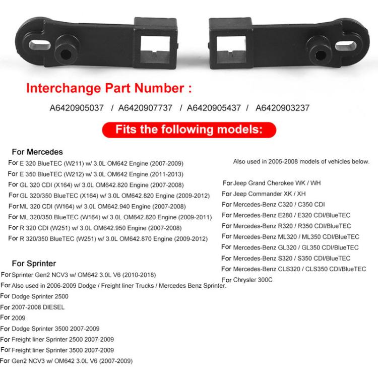 For Mercedes-Benz/ Jeep Car Intake Manifold Swirl Valve Arm Connecting Rod Repair Tool(Black) - Air Intake System by PMc TechLife | Online Shopping South Africa | PMc TechLife | Buy Now Pay Later Mobicred