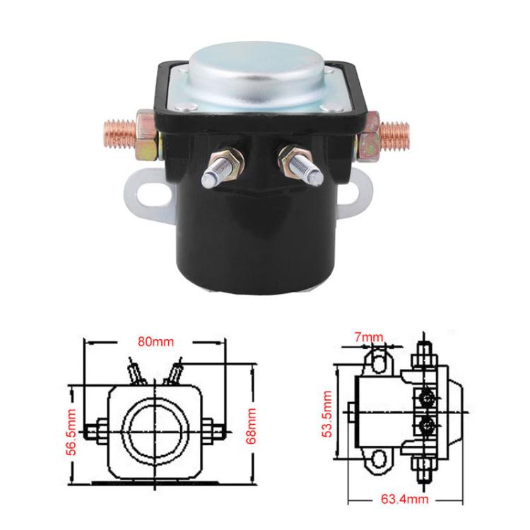 Heavy Duty Starter Solenoid Relay For Ford / Jeep / Lincoln / Mercury 1958-1991 SW-3 Parts(B6AZ-11450-A) - Relays by PMc TechLife | Online Shopping South Africa | PMc TechLife | Buy Now Pay Later Mobicred