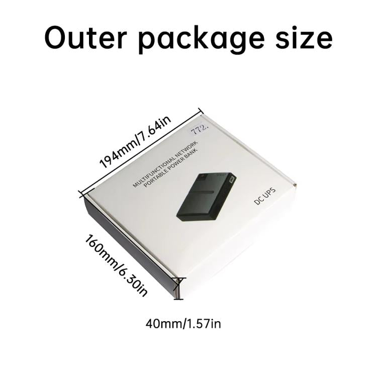 Uninterruptible Power Supply with DC Output 5V/9V/12V for Router, Modem, Security Camera, Mobile Phone US Plug - free shipping - PMc TechLife - Order now!