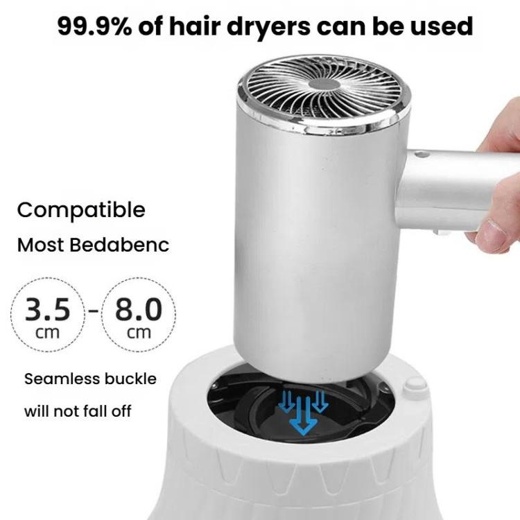 Universal Hair Diffuser Hair Dryer Air Hood Blow Curling Hair Styling Artifact Hair Drying Hood(White) - free shipping - PMC TechLife - Order now!