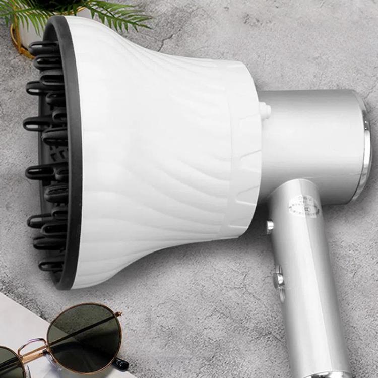 Universal Hair Diffuser Hair Dryer Air Hood Blow Curling Hair Styling Artifact Hair Drying Hood(White) - free shipping - PMC TechLife - Order now!