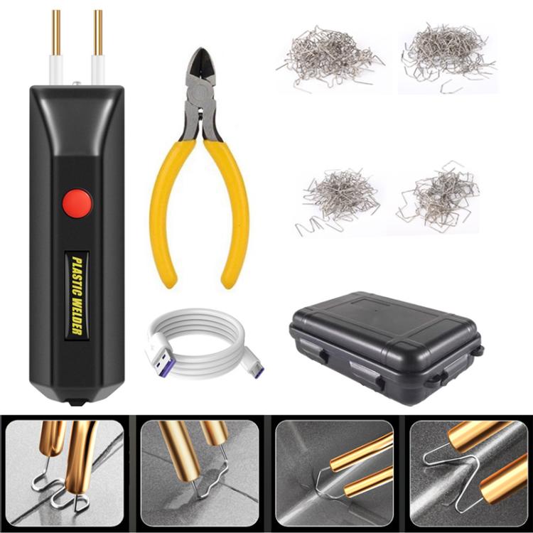 Lithium Plastic Welding Machine Rechargeable Cordless Car Bumper Plastic Repair Welder Parts Repair Tool, Spec: Black Plastic Boxed - Hand Tool Sets by PMc TechLife | Online Shopping South Africa | PMc TechLife | Buy Now Pay Later Mobicred
