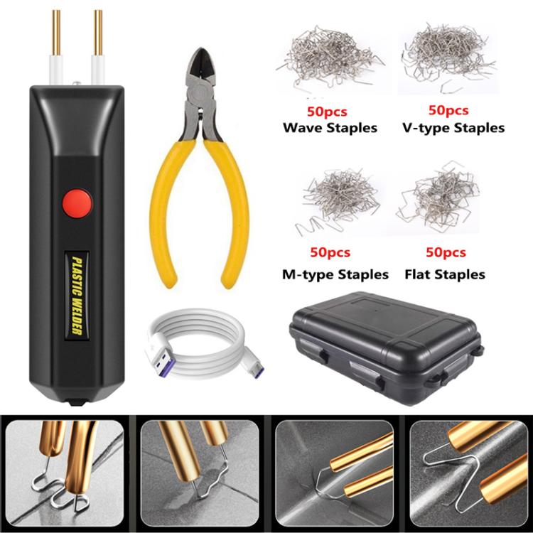 Lithium Plastic Welding Machine Rechargeable Cordless Car Bumper Plastic Repair Welder Parts Repair Tool, Spec: Black Plastic Boxed - Hand Tool Sets by PMc TechLife | Online Shopping South Africa | PMc TechLife | Buy Now Pay Later Mobicred