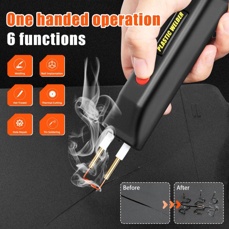 Lithium Plastic Welding Machine Rechargeable Cordless Car Bumper Plastic Repair Welder Parts Repair Tool, Spec: Red Paper Boxed - Hand Tool Sets by PMc TechLife | Online Shopping South Africa | PMc TechLife | Buy Now Pay Later Mobicred
