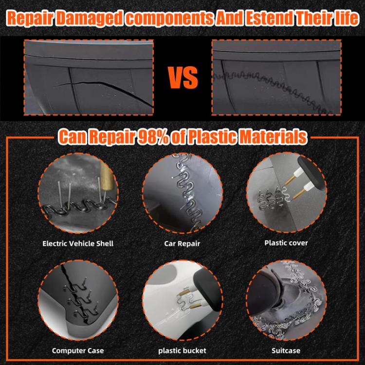 Lithium Plastic Welding Machine Rechargeable Cordless Car Bumper Plastic Repair Welder Parts Repair Tool, Spec: Red Plastic Boxed - Hand Tool Sets by PMc TechLife | Online Shopping South Africa | PMc TechLife | Buy Now Pay Later Mobicred