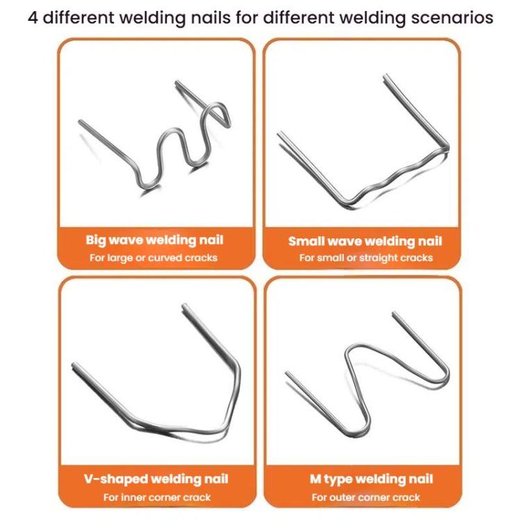 Car Bumper Welding Plastic Welding Tools Welding Wire Patch Nail Hot Stapler Repair Welder, Plug: UK Plug - Hand Tool Sets by PMc TechLife | Online Shopping South Africa | PMc TechLife | Buy Now Pay Later Mobicred