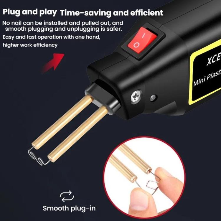 Car Bumper Welding Plastic Welding Tools Welding Wire Patch Nail Hot Stapler Repair Welder, Plug: EU Plug - Hand Tool Sets by PMc TechLife | Online Shopping South Africa | PMc TechLife | Buy Now Pay Later Mobicred