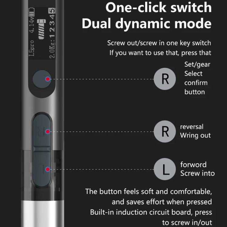 MaAnt L5 With 12 Batches Multi-Function Small Electric Screwdriver Set For Mobile Phone Repair - free shipping - PMC TechLife - Order now!