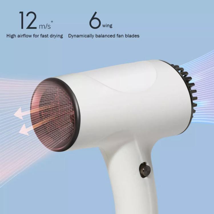 Rechargeable Wireless Hair Dryer Negative Ion Hot and Cold Wind Versatile Hairdressing Tools US Plug(Black) - free shipping - PMC TechLife - Order now!