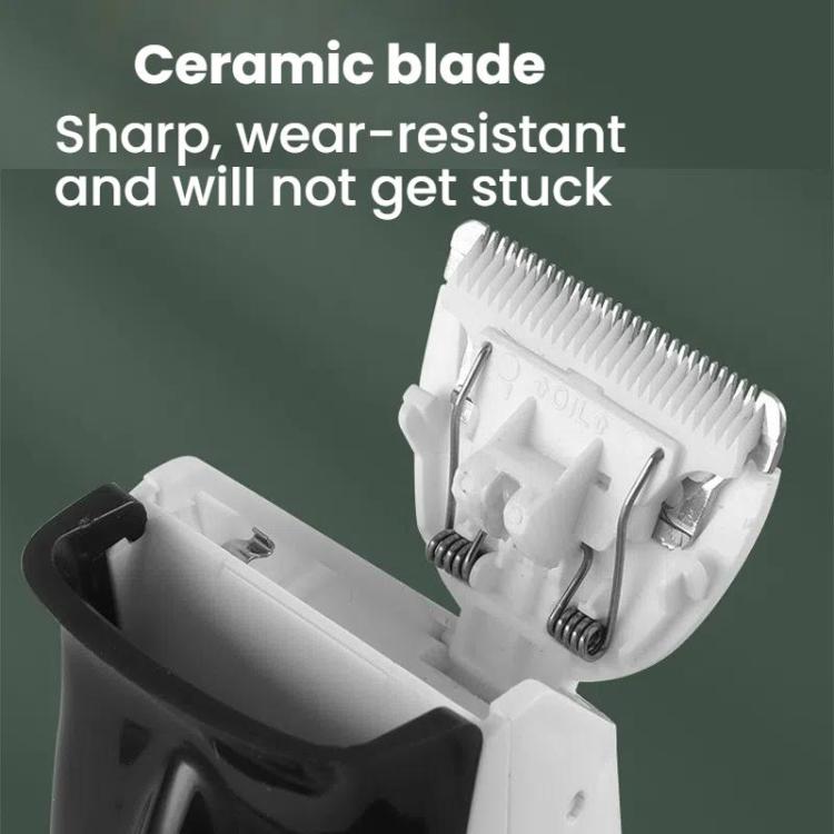 Hair-absorbing Hair Clipper Rechargeable Low Noise Hair Trimmer for Babies, Adults and Pets(White) - free shipping - PMC TechLife - Order now!