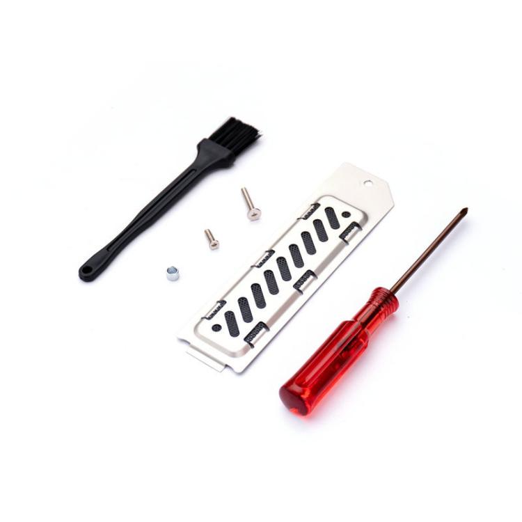 For PS5 Slim / PS5 Pro M.2 SSD Heatsink Dust Cover Expansion Slot Radiator(Black) - PS5 Spare Parts by PMc TechLife | Online Shopping South Africa | PMc TechLife | Buy Now Pay Later Mobicred