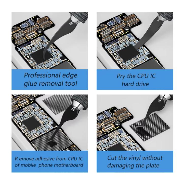 MaAnt MY-102 4 In 1 Blade Pry IC / CPU Hard Disk Blade Cell Phone Motherboard Repair Scraping Gum Degumming Tools - Crowbar by MaAnt | Online Shopping South Africa | PMc TechLife | Buy Now Pay Later Mobicred